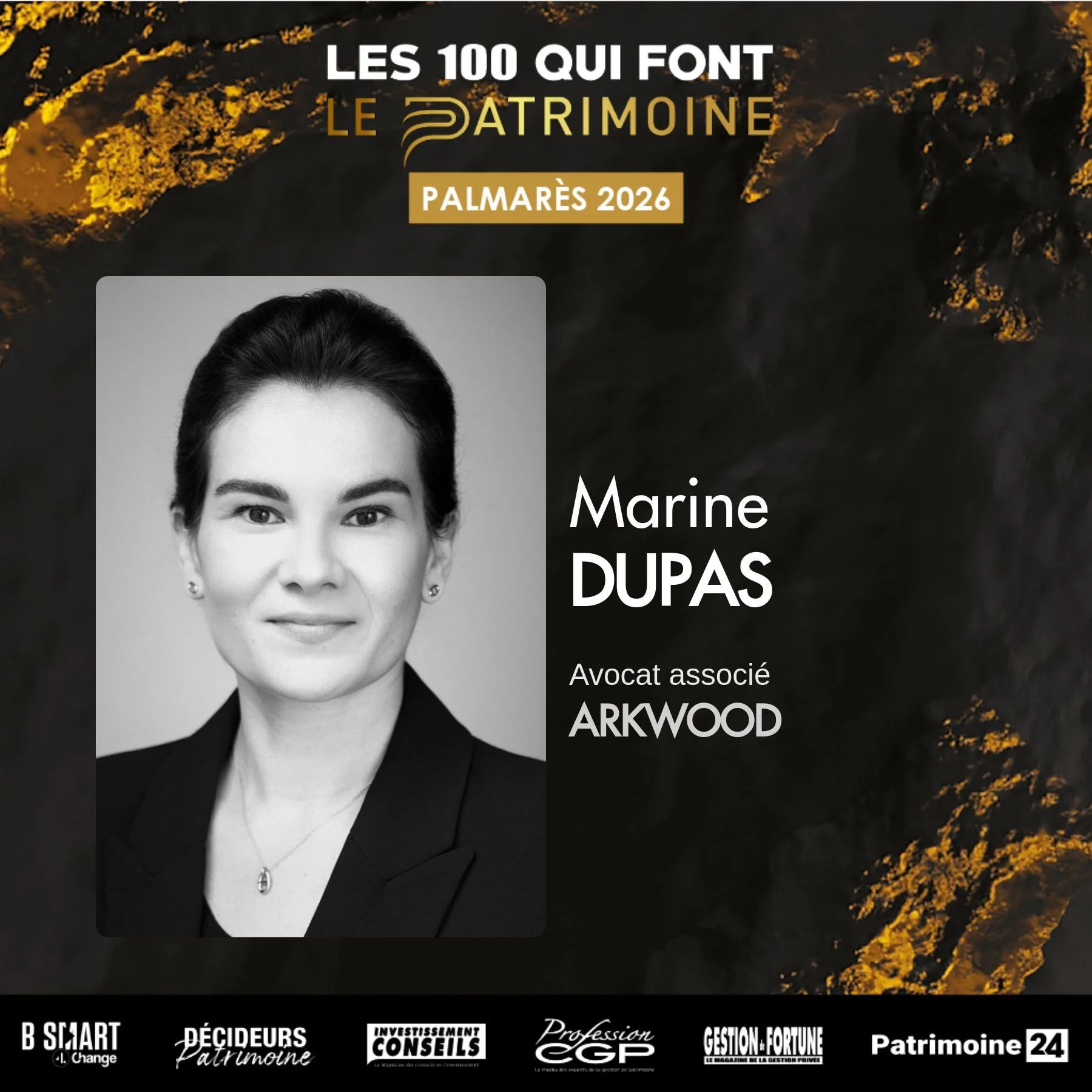 Distinction pour une associée du cabinet